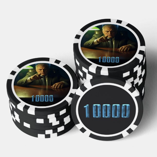 Poker-Chip für Boss 1000 Dollar Pokerchips (Stapel)