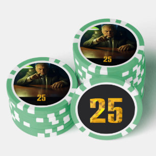 Poker-Chip für Boss 25 Dollar Pokerchips