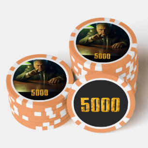 Poker-Chip für Boss 5000 Dollar Pokerchips