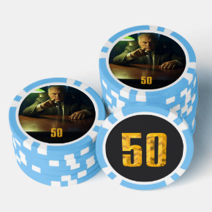Poker-Chip für Boss 50 Dollar Pokerchips