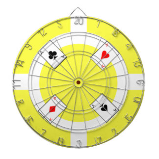 Poker Chip - gelb Dartscheibe