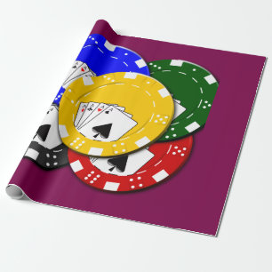 Poker-Chip Geschenkpapier