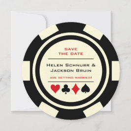 Poker Chip Las Vegas Save the Date