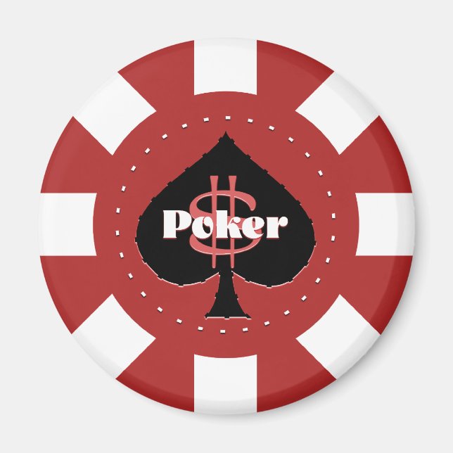 Poker Chip Magnet (Vorne)