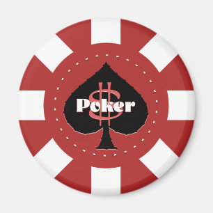 Poker-Chip-Magnet Magnet