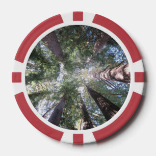 Poker-Chip Redwood baut das View-Design auf Pokerchips