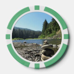 Poker Chip Richardson Grove Gestapelte Steine