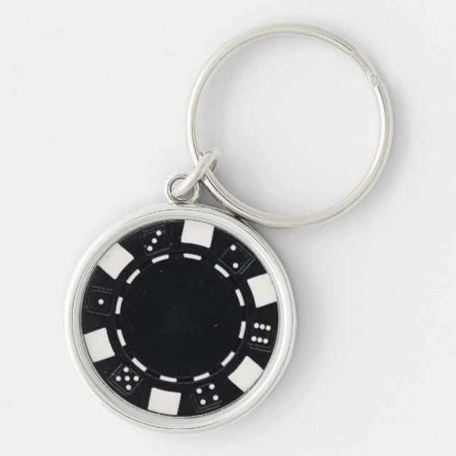 Poker-Chip-Schlüsselanhänger Schlüsselanhänger (Vorne)