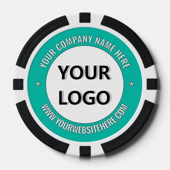 Poker-Chips für benutzerdefinierte Firmenlogo Pokerchips (Vorderseite)