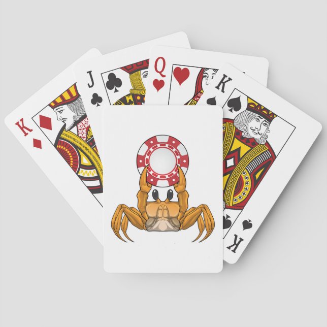 Poker-Chips für Krabben-Poker Spielkarten (Rückseite)