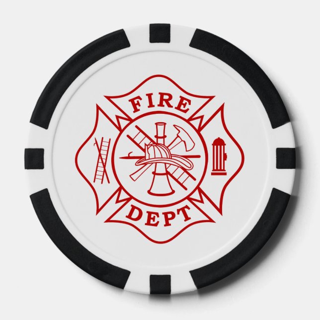 Poker-Chips für maltesische Kreuzleder Pokerchips (Vorderseite)