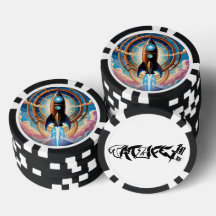 Poker-Chips für Raketenschiffe