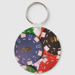 Poker Chips Schlüsselanhänger