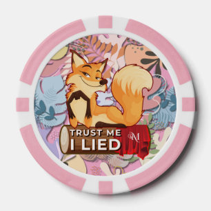 Poker-Chips: Vertrau mir, ich habe gelogen (pink) Pokerchips