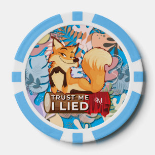 Poker Chips : Vertraut mir, ich Lied (hellblau)
