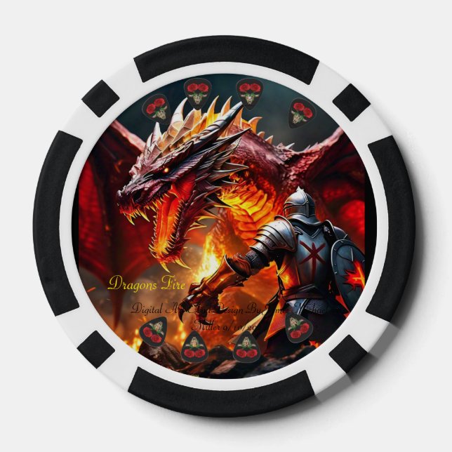 Poker Chips von James Michael Miller 5/14/2024 (Rückseite)