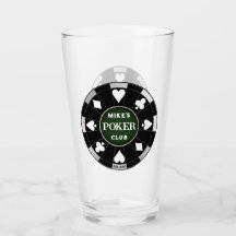 Poker Club Chip Beer Soda Trinkbehälter