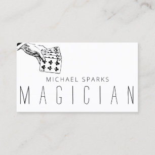 Poker de cartes Magicien Moderne