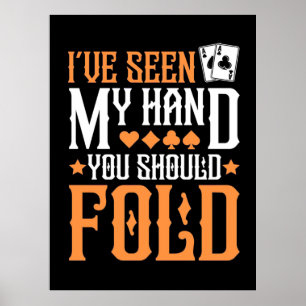 Poker, den ich gesehen habe poster