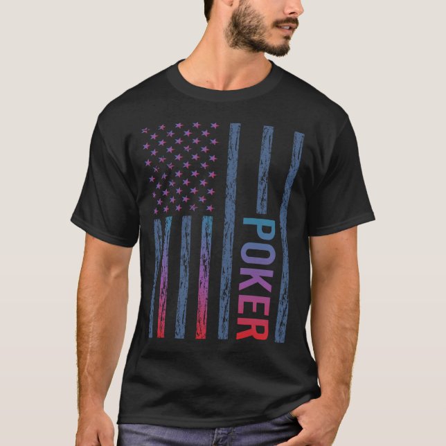 Poker der Farbmarkierung T-Shirt (Vorderseite)