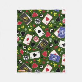 Poker-Druck Fleecedecke