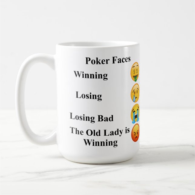 Poker Face à la tasse (Gauche)