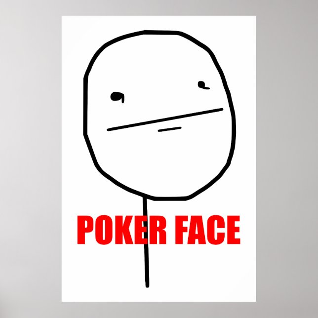 Poker Face - Poster (Vorne)