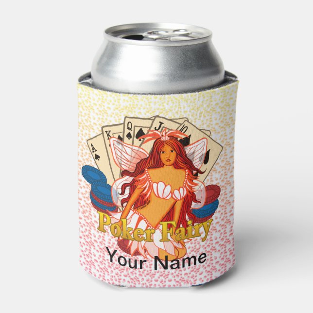 Poker Fairy Can Cooler Dosenkühler (Kanne Vorderseite)