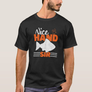 Poker Fisch Schöner Hand Sir Spieler Texas Holdem T-Shirt