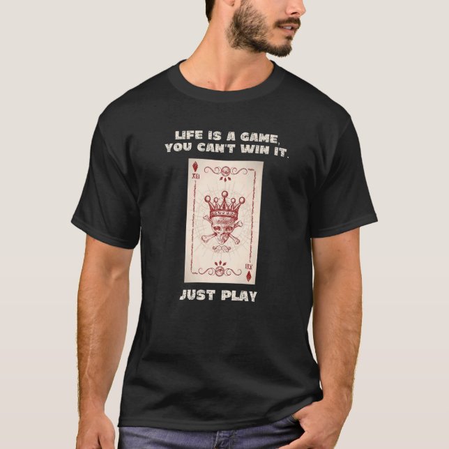 Poker für Damen und Herren Premium T-Shirt (Vorderseite)