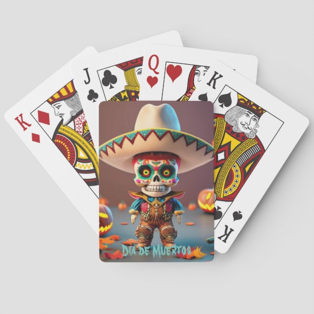 Poker game (cards) day of the dead spielkarten (Rückseite)