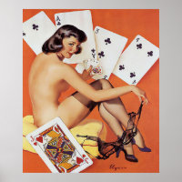 Poker, Gaming, Button für Mädchen, Button, Flipper