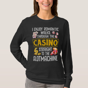Poker Genießen romantische Spaziergänge durch das T-Shirt