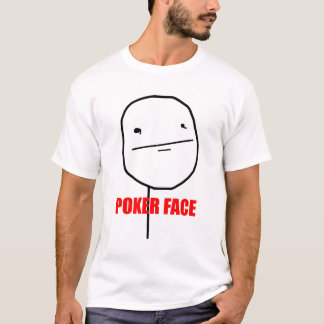 Poker-Gesicht Meme Shirt