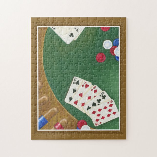 Poker gewinnen: Sechs bis zehn (Vertikal)