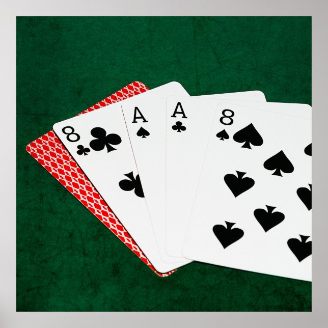 Poker Hand - Hand des Toten Poster (Vorne)