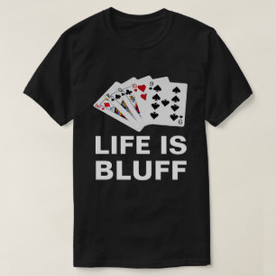 Poker Hände - Eine Seite - König T-Shirt