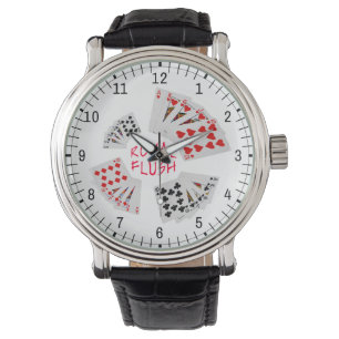 Poker Hands - Royal Flush Armbanduhr