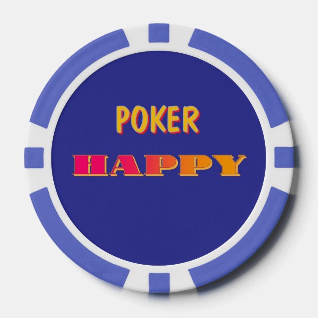 Poker Happy Pokerchips (Vorderseite)