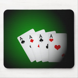 Poker-Hintergrund Mousepad