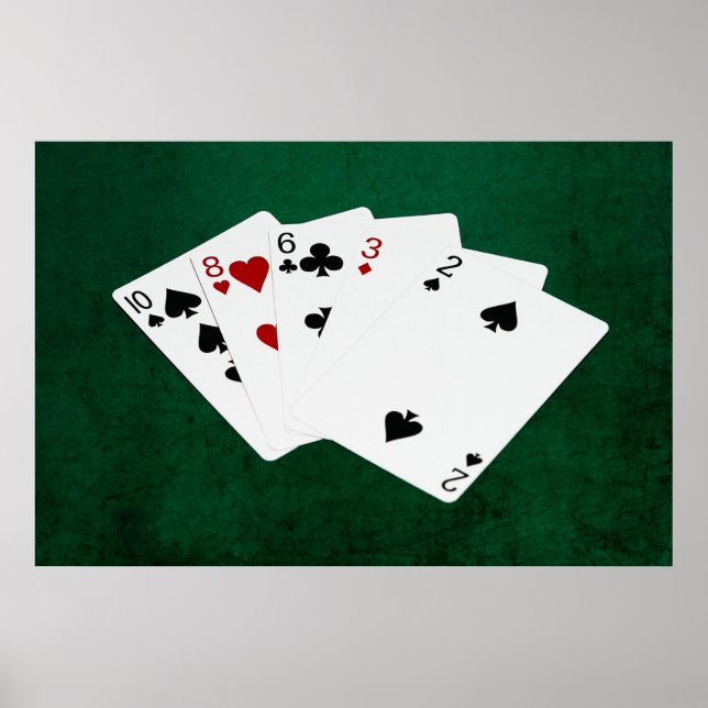 Poker - hohe Karte - 10 Poster (Vorne)