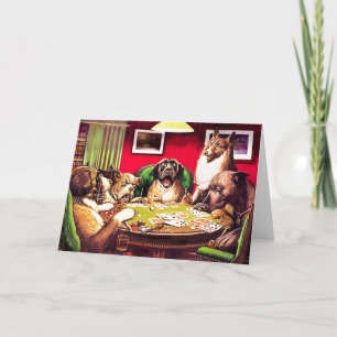 Poker-Hunde: Waterloo Karte