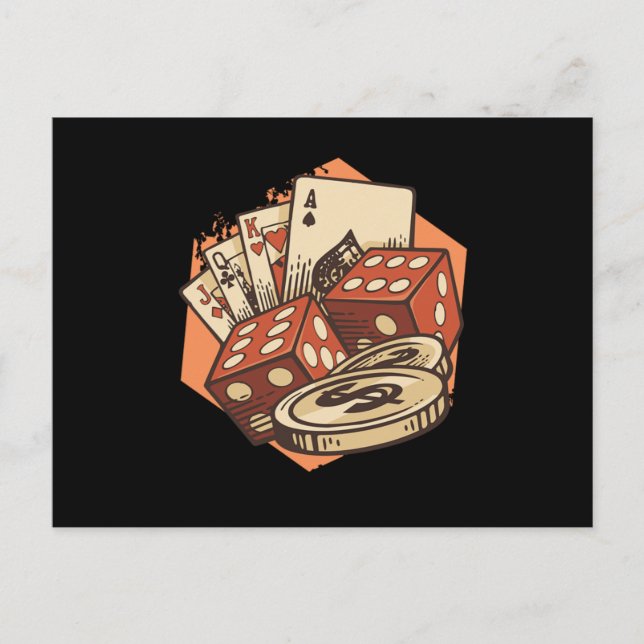 Poker Karten Chips Casino Spielkarten Spieler Gif (Vorderseite)