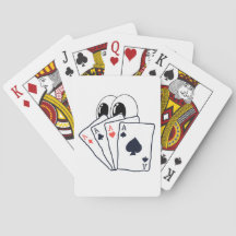 Poker-Karten mit benutzerdefiniertem Spielverhalte