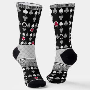 Poker-Kartenspiel Socken