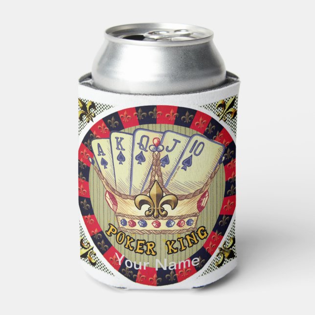 Poker King Can Cooler Dosenkühler (Kanne Vorderseite)