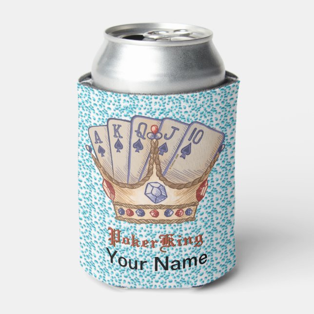 Poker King Can Cooler Dosenkühler (Kanne Vorderseite)