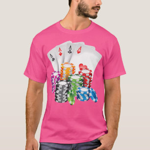 Poker King Queen Card Casino Spielen T-Shirt