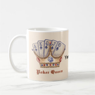 Poker Königin Kaffeetasse