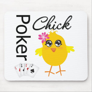 Poker-Küken Mousepad